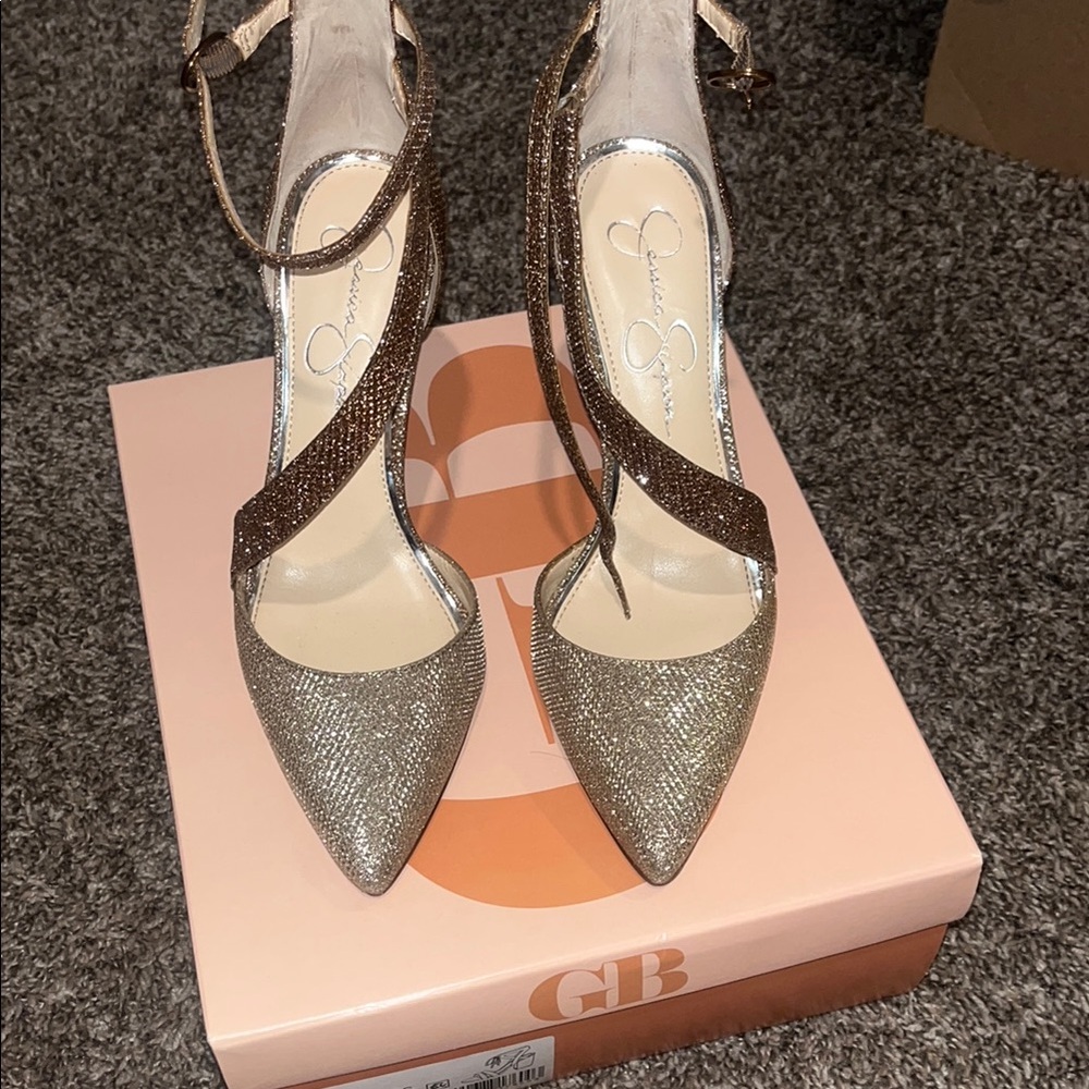 Elegant Glittery Women's Heels
